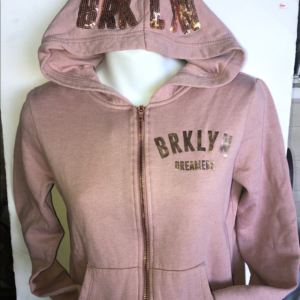 H&M sequin hoodie for youth girls